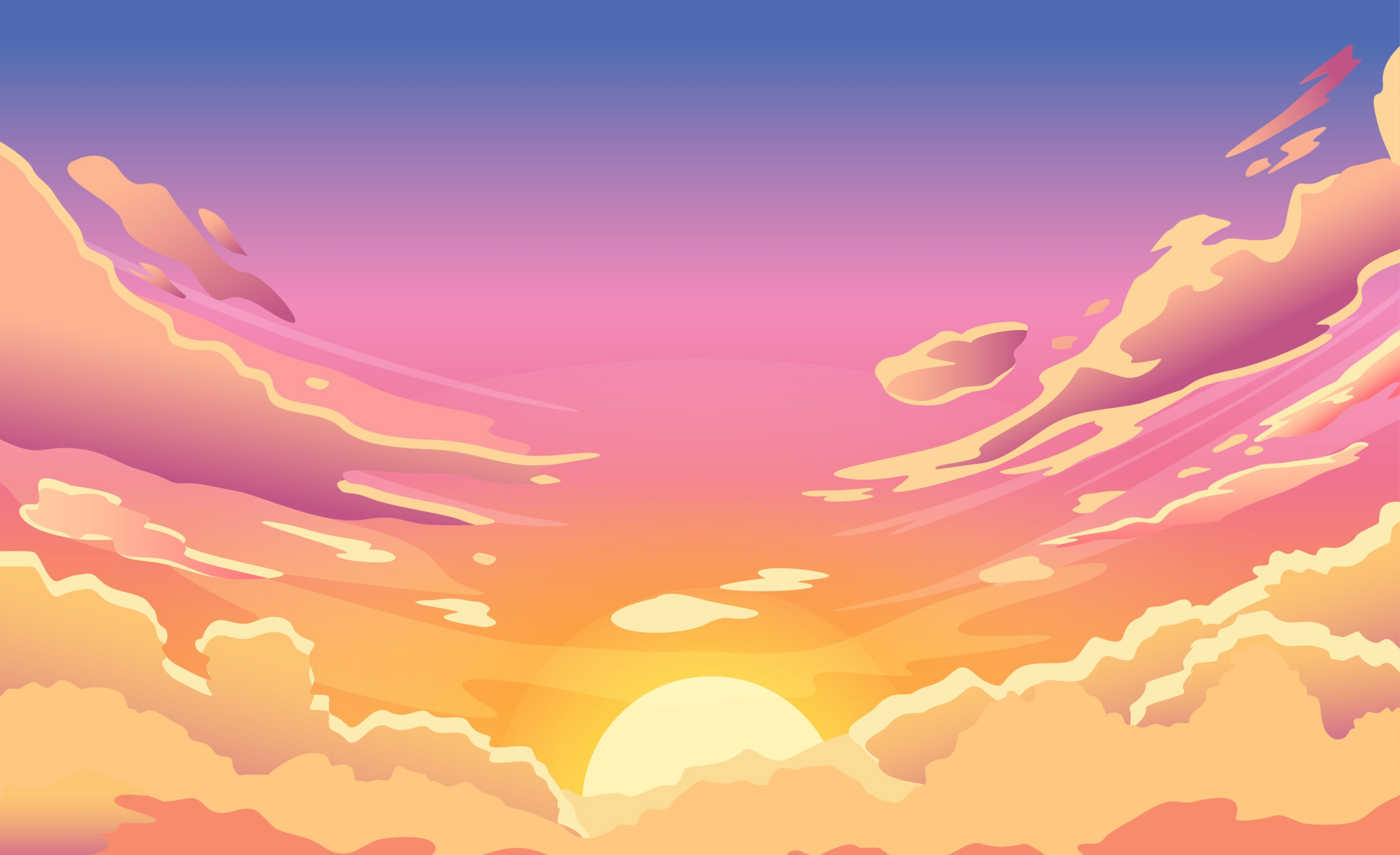 Sunset illustration