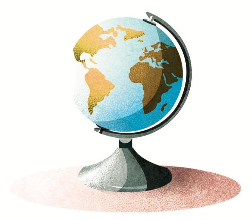 Globe illustration